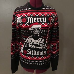 Merry Sithmas men’s Christmas sweater, nwt